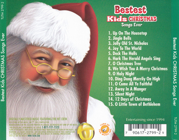The Hit Crew - Bestest Kids Christmas Songs Ever (CD, Album) (Near Mint (NM or M-)) - Image 2