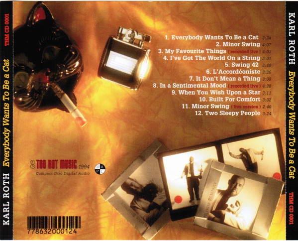 Karl Roth - Everybody Wants To Be A Cat (CD, Album) (Near Mint (NM or M-)) - Image 2