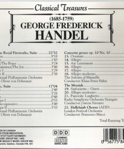 Alternative view of Georg Friedrich Händel - (1685-1759) George Frederick Handel (CD, Album, Comp) (Near Mint (NM or M-))