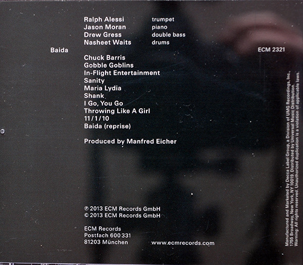 Ralph Alessi - Baida (CD, Album) (Mint (M)) - Image 3