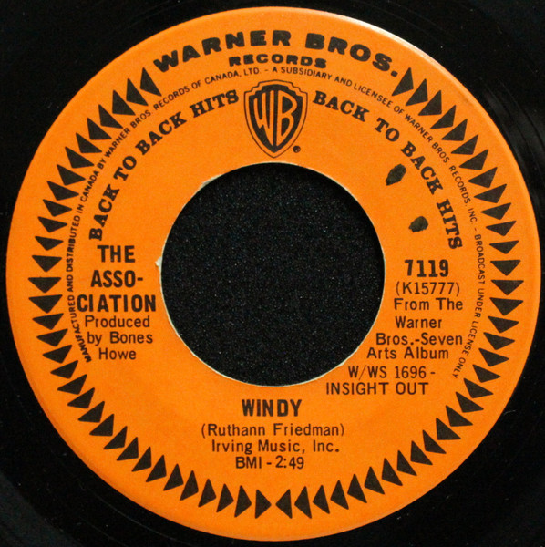 The Association (2) - Windy / Never My Love (7") (Near Mint (NM or M-))
