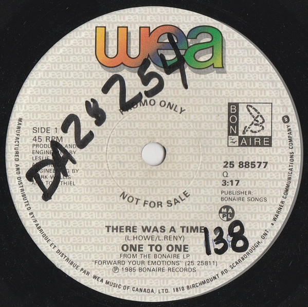One To One - There Was A Time (7", Promo) (Near Mint (NM or M-))