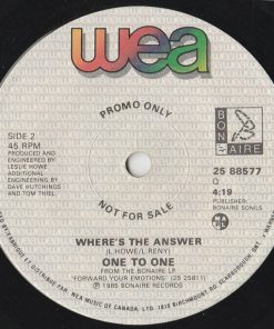Alternative view of One To One - There Was A Time (7", Promo) (Near Mint (NM or M-))
