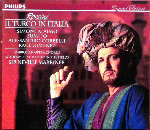 Gioacchino Rossini - Simone Alaimo, Sumi Jo, Alessandro Corbelli, Raul Gimenez, The Ambrosian Opera Chorus, The Academy Of St. Martin-in-the-Fields, Sir Neville Marriner - Il Turco In Italia (2xCD, Album + Box, Sli) (Near Mint (NM or M-)) - Image 2