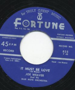 Alternative view of Joe Weaver With The Don Juans / Joe Weaver & His Blue Notes - Baby, I Love You So  / It Must Be Love (7") (Very Good Plus (VG+))