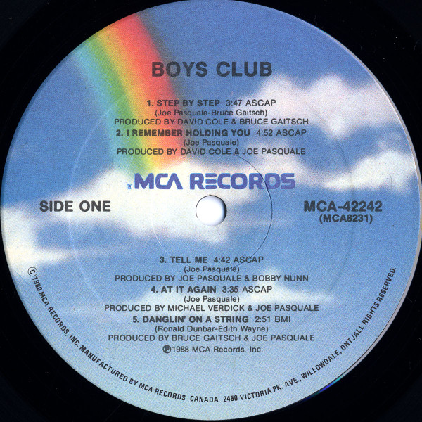 Boys Club - Boys Club (LP, Album) (Mint (M)) - Image 3