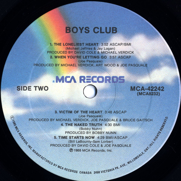 Boys Club - Boys Club (LP, Album) (Mint (M)) - Image 4