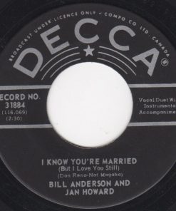 Bill & Jan - I Know You're Married (7") (Very Good (VG))