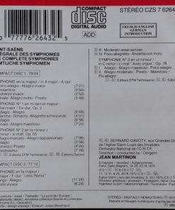 Alternative view of Camille Saint-Saëns, Orchestre National De L'ORTF, Jean Martinon - Les 5 Symphonies (2xCD, Comp, RM) (Near Mint (NM or M-))