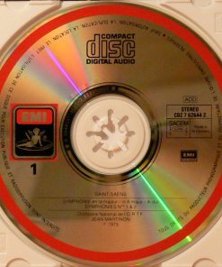 Camille Saint-Saëns, Orchestre National De L'ORTF, Jean Martinon - Les 5 Symphonies (2xCD, Comp, RM) (Near Mint (NM or M-)) - Image 3