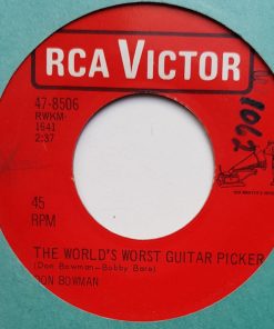 Don Bowman - The World's Worst Guitar Picker / I Fell Out Of Love With Love (7", Single) (Very Good (VG))