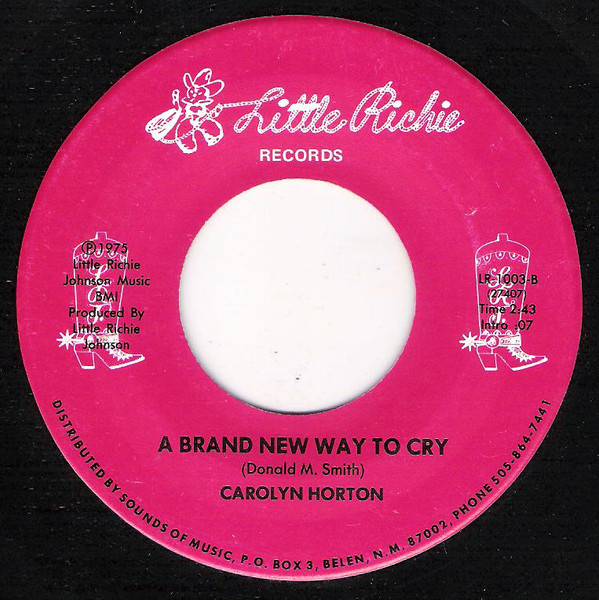 Carolyn Horton - Holding You Was Just Too Hard / A Brand New Way To Cry (7", Single) (Very Good Plus (VG+)) - Image 2