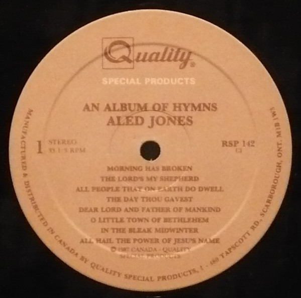 Aled Jones - An Album Of Hymns (LP, Album) (Mint (M)) - Image 2