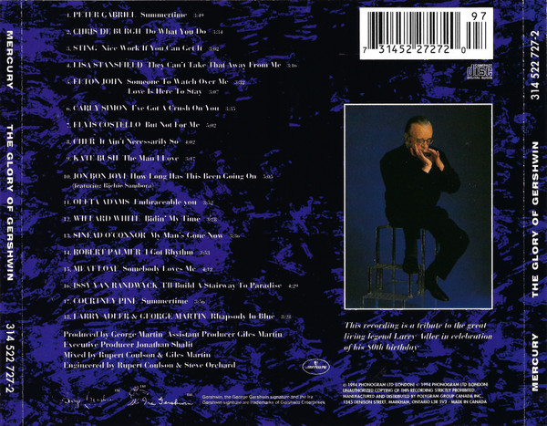 Various - The Glory Of Gershwin (CD, Album, Comp) (Near Mint (NM or M-)) - Image 2