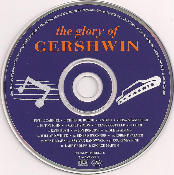 Various - The Glory Of Gershwin (CD, Album, Comp) (Near Mint (NM or M-)) - Image 3