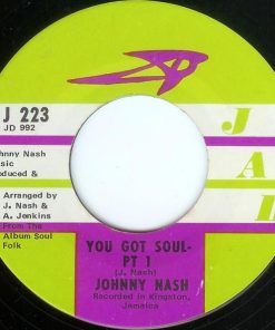 Alternative view of Johnny Nash - (What A) Groovey Feeling / You Got Soul - Pt 1 (7", Single) (Very Good Plus (VG+))