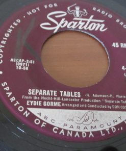 Eydie Gormé - Separate Tables (7", Single) (Very Good (VG))