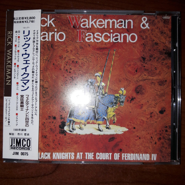 Rick Wakeman & Mario Fasciano - Black Knights At The Court Of Ferdinand IV (CD, Album) (Mint (M))
