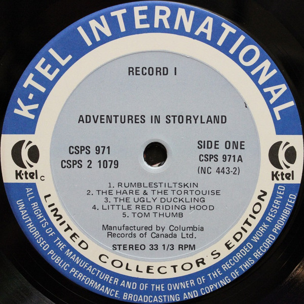 Unknown Artist - K-tel's Adventures In Storyland (2xLP, Album, Ltd) (Mint (M)) - Image 3