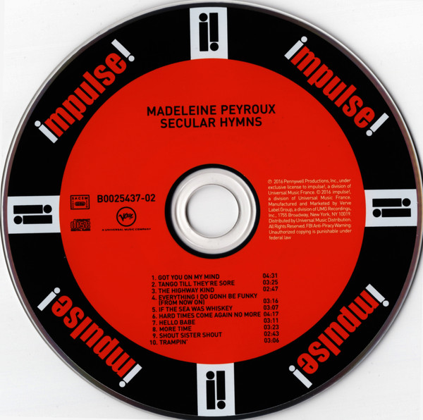 Madeleine Peyroux - Secular Hymns (CD, Album) (Mint (M)) - Image 3