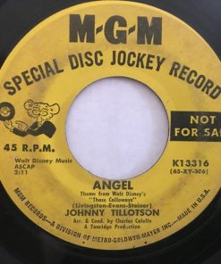 Johnny Tillotson - Angel (Theme From Walt Disney's "Those Calloways") / Little Boy (7", Single, Promo) (Very Good Plus (VG+))