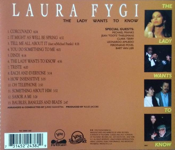 Laura Fygi - The Lady Wants To Know (CD, Album) (Near Mint (NM or M-)) - Image 5