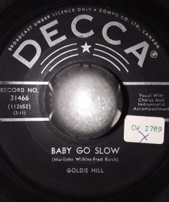 Goldie Hill - Baby Go Slow / Pretending I'm A Fool (7", Single) (Very Good (VG))