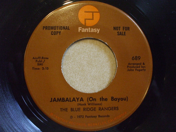 Blue Ridge Rangers - Jambalaya (On The Bayou) / Working On A Building (7", Single, Promo) (Very Good Plus (VG+))