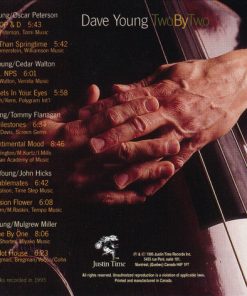 Alternative view of Dave Young (3) - Piano-Bass Duets : Two By Two / Volume One (CD, Album) (Near Mint (NM or M-))