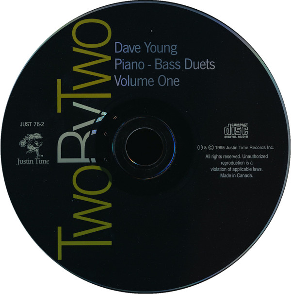 Dave Young (3) - Piano-Bass Duets : Two By Two / Volume One (CD, Album) (Near Mint (NM or M-)) - Image 5