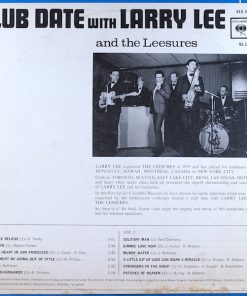 Alternative view of Larry Lee And The Leesures - Club Date (LP, Album, Mono) (Mint (M))
