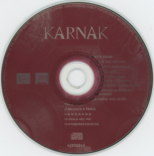 Karnak (3) - Karnak (CD, Album) (Near Mint (NM or M-)) - Image 3