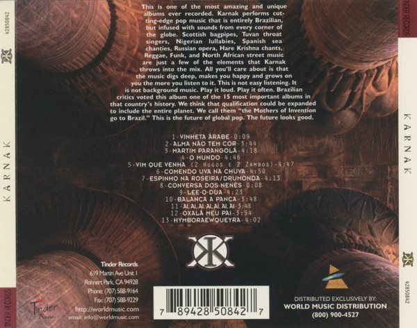 Karnak (3) - Karnak (CD, Album) (Near Mint (NM or M-)) - Image 4