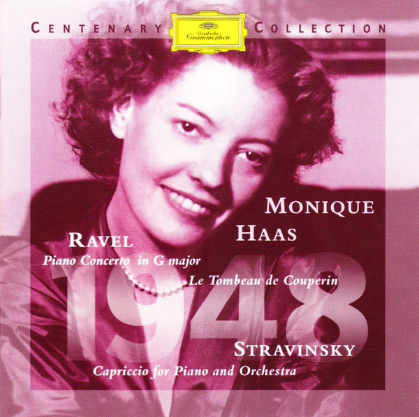 Maurice Ravel, Igor Stravinsky, Monique Haas - Ravel: Piano Concerto in G Major - Le Tombeau De Couperin / Stravinsky: Capriccio (CD, Comp, Mono, RM) (Near Mint (NM or M-))