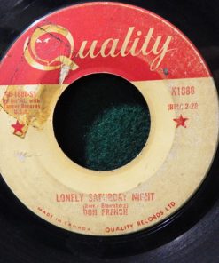 Don French - Lonely Saturday Night / Goldilocks (7") (Very Good Plus (VG+))