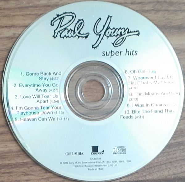 Paul Young - Super Hits (CD, Comp) (Mint (M)) - Image 5