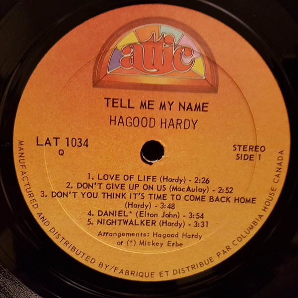 Hagood Hardy - Tell Me My Name (LP, Album, Club) (Mint (M)) - Image 3