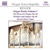 Max Reger, Bernhard Haas - Organ Works Volume 1 - Ten Pieces for Organ, Op. 69 - Prelude And Fugues, Op. 85 (CD, Album) (Near Mint (NM or M-))