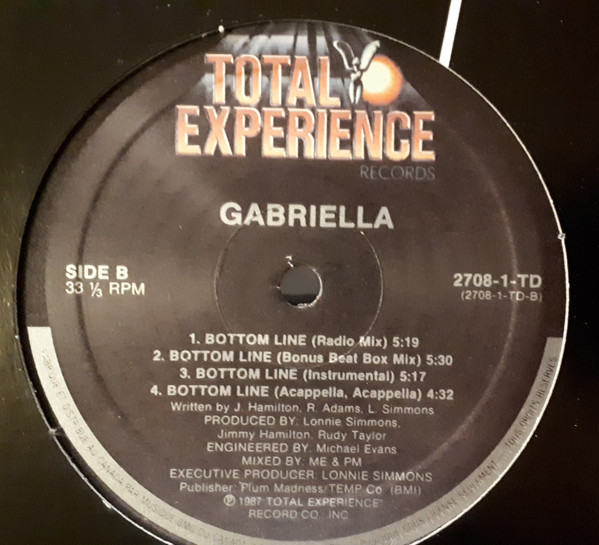 Gabriella - Bottom Line (12") (Mint (M)) - Image 3