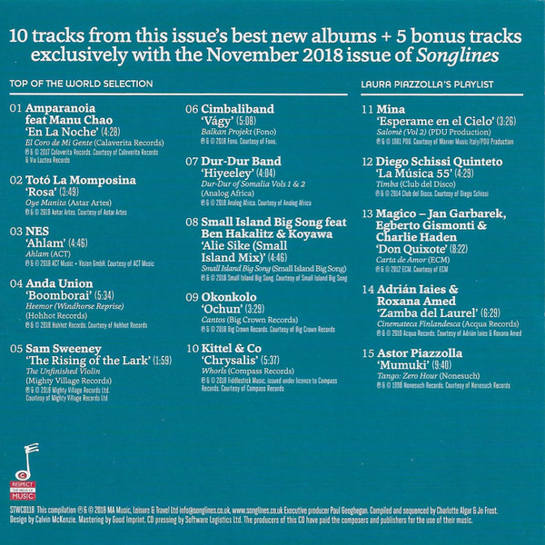 Various - Songlines: Top Of The World 142 (CD, Comp) (Mint (M)) - Image 2