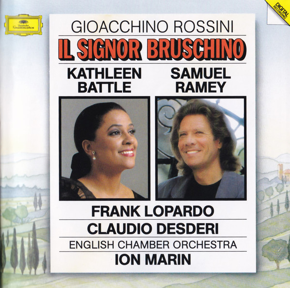 Gioacchino Rossini - Kathleen Battle, Samuel Ramey, Frank Lopardo, Claudio Desderi, English Chamber Orchestra, Ion Marin - Il Signor Bruschino (CD) (Near Mint (NM or M-)) - Image 4