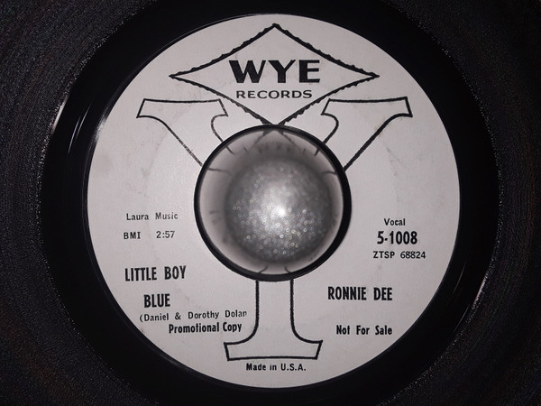 Ronnie Dee (6) - Little Boy Blue / Never Leave The One You Love (7", Single, Mono, Promo) (Near Mint (NM or M-)) - Image 2