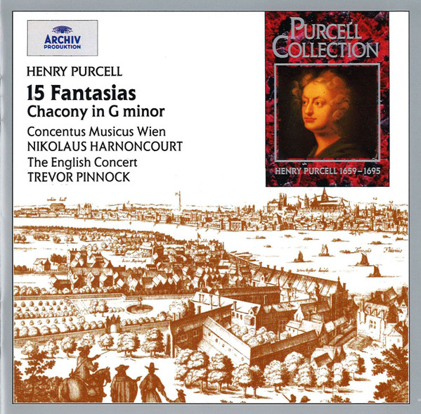 Henry Purcell, Trevor Pinnock, Concentus Musicus Wien, The English Concert, Nikolaus Harnoncourt - 15 Fantasias ∙ Chacony In G Minor (CD, Album) (Near Mint (NM or M-))