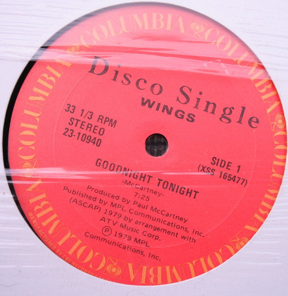 Wings (2) - Goodnight Tonight (12") (Mint (M)) - Image 3