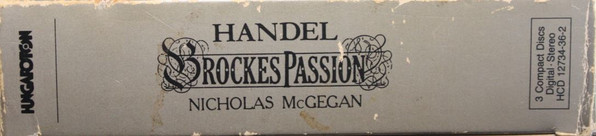 Georg Friedrich Händel - Brockes Passion (3xCD, Album) (Near Mint (NM or M-)) - Image 3