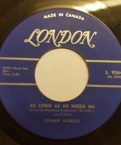 Alternative view of Ronnie Aldrich - As Long As He Needs Me (7", Single) (Very Good Plus (VG+))