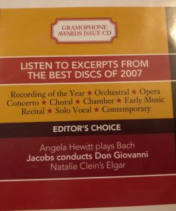Various - Gramophone Awards 2007 (CD, Promo, Smplr) (Near Mint (NM or M-))