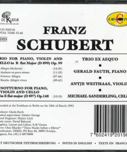 Alternative view of Trio Ex Aequo, Franz Schubert - Trio, Notturno (CD) (Near Mint (NM or M-))