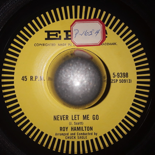 Roy Hamilton (5) - A Lover's Prayer / Never Let Me Go (7", Single) (Very Good Plus (VG+)) - Image 2