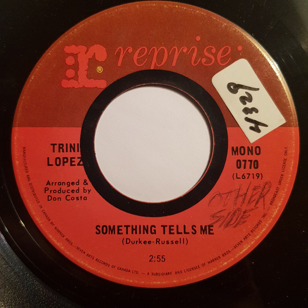 Trini Lopez - Malagueña Salerosa (7", Single, Mono) (Very Good Plus (VG+)) - Image 2